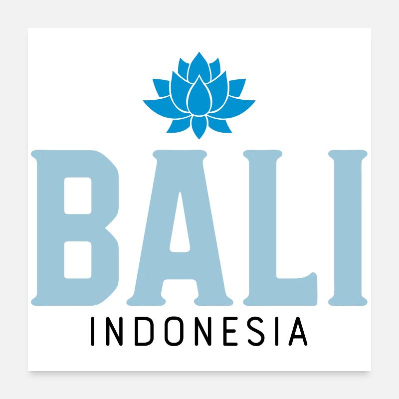 Bali Poster 60 x 60 cm