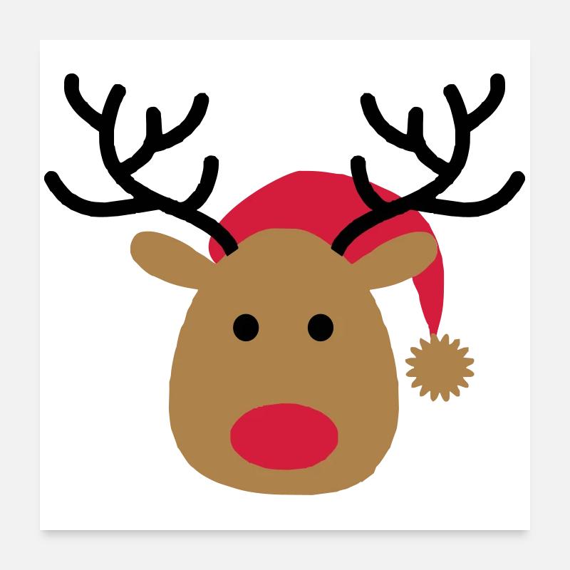 Weihnachten Poster 60x60 cm