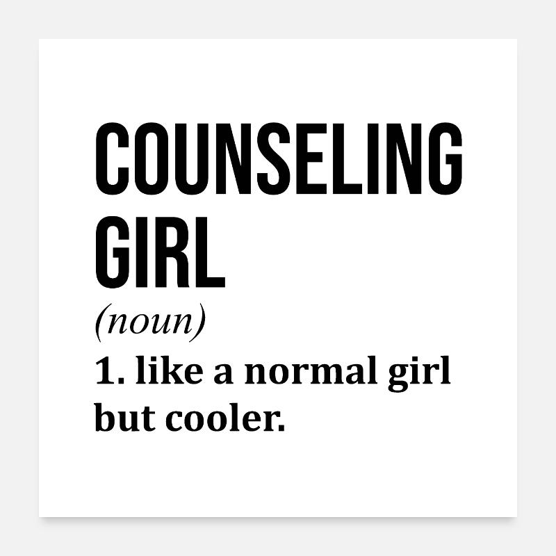 conseiller Poster 60 x 60 cm