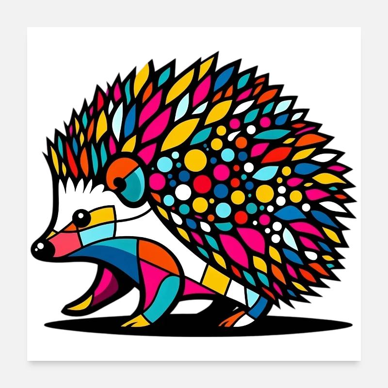 Igel Poster 60x60 cm