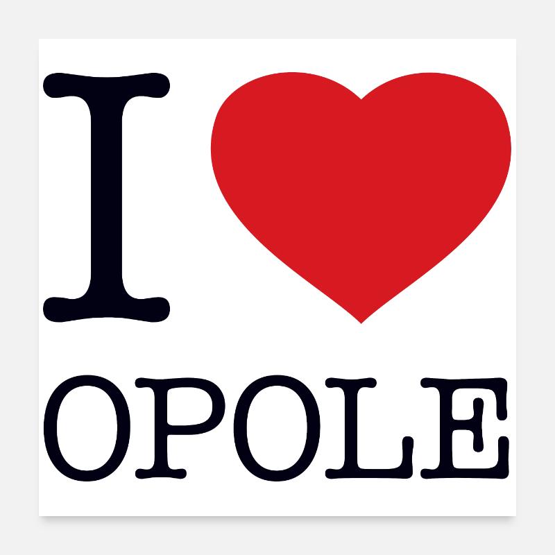 J’ADORE OPOLE Poster 60 x 60 cm