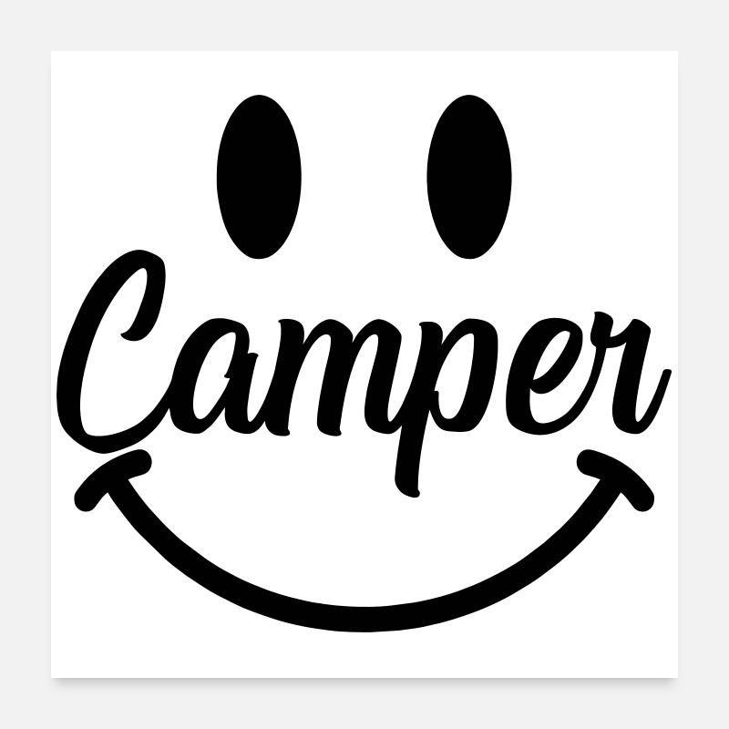 Camper Smile Poster 60x60 cm