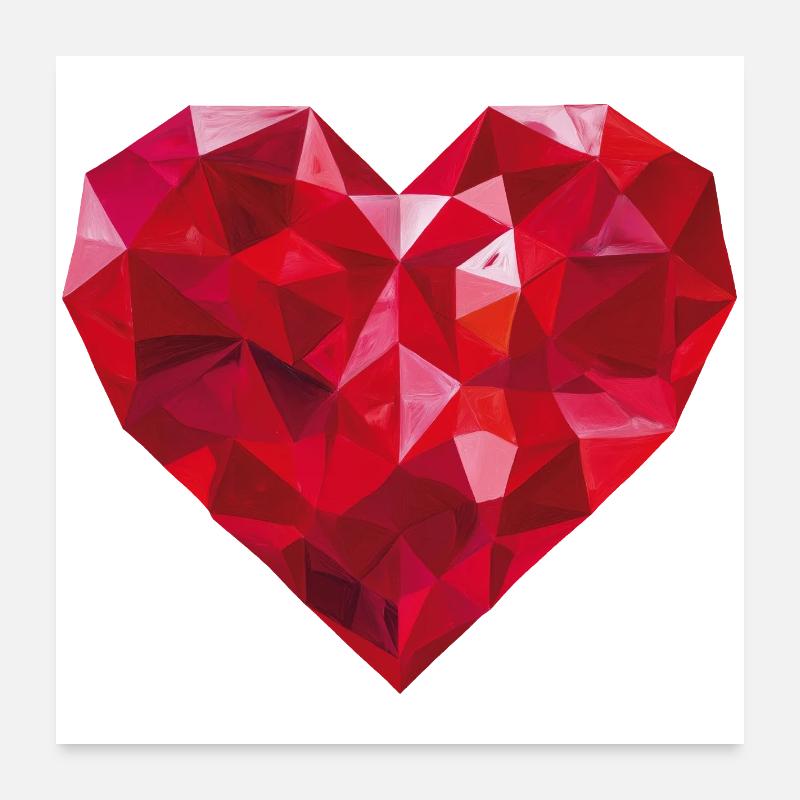 Heart Poster 24" x 24" (60x60 cm)