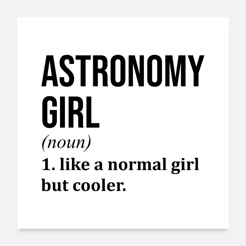 astronomie Poster 60 x 60 cm