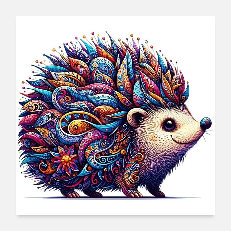 Igel Poster 60x60 cm