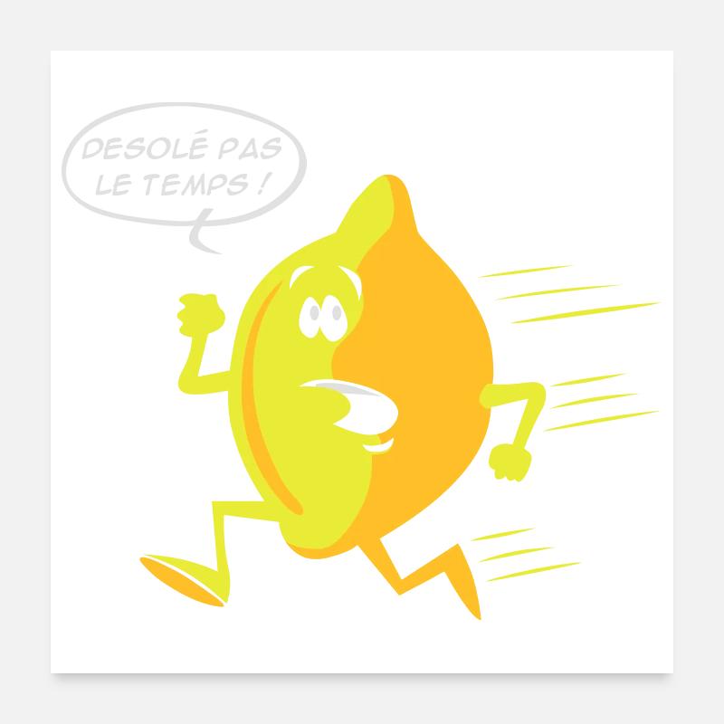 Citron pressé Poster 60 x 60 cm
