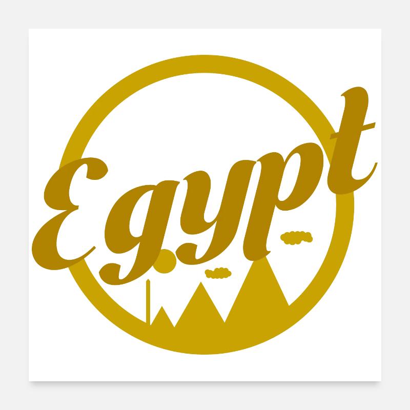 Egypte Egypte Pyramides Le Caire Idée cadeau d’été Poster 60 x 60 cm