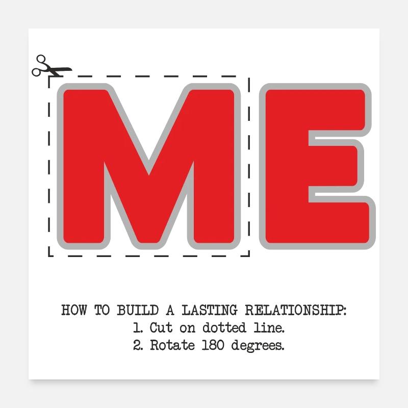 Me Poster 60 x 60 cm