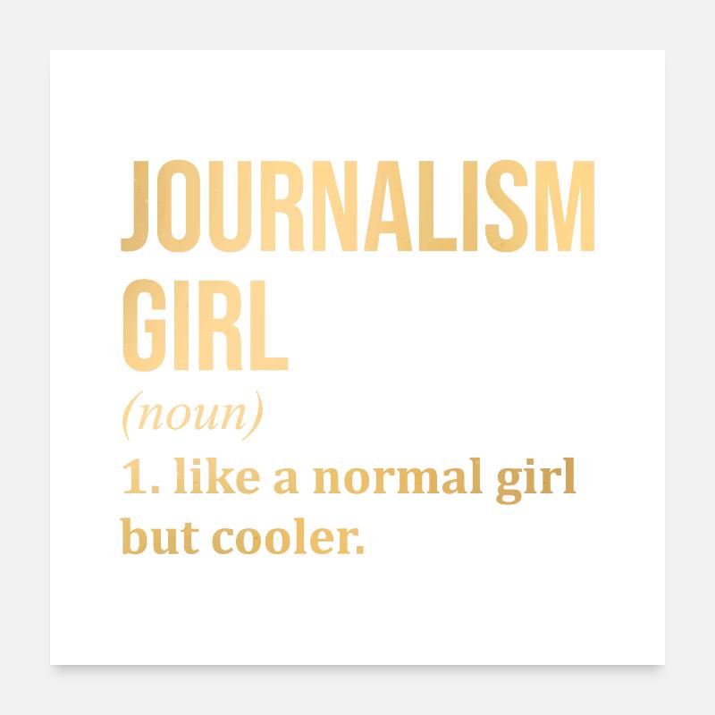 Journalism Poster 24" x 24" (60x60 cm)