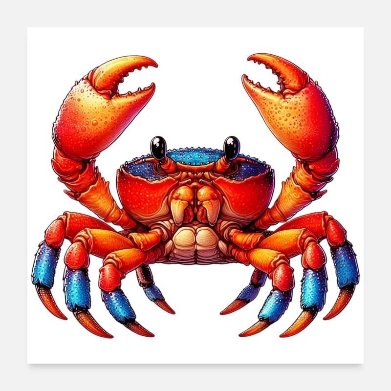 Crabe Poster 60 x 60 cm