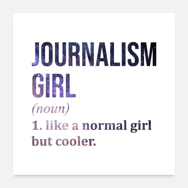 journalisme Poster 60 x 60 cm