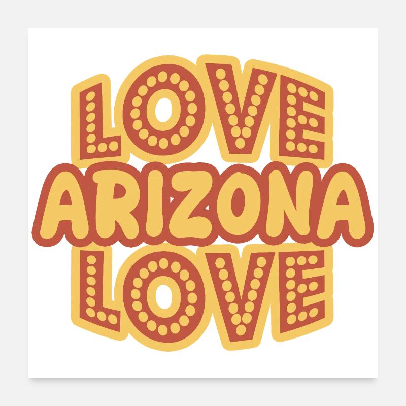 Arizona Poster 60 x 60 cm