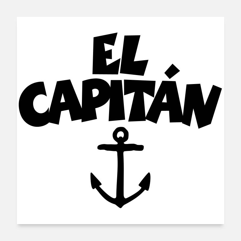 El Capitán Anchor (EU) Poster 24" x 24" (60x60 cm)