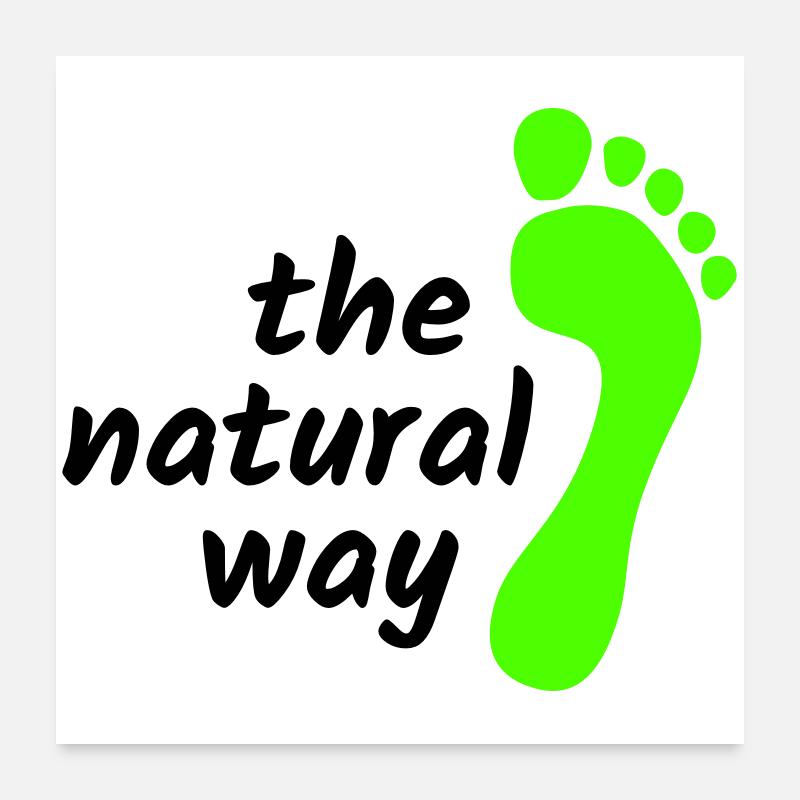 Barefoot - The Natural Way 2023 Poster 24" x 24" (60x60 cm)