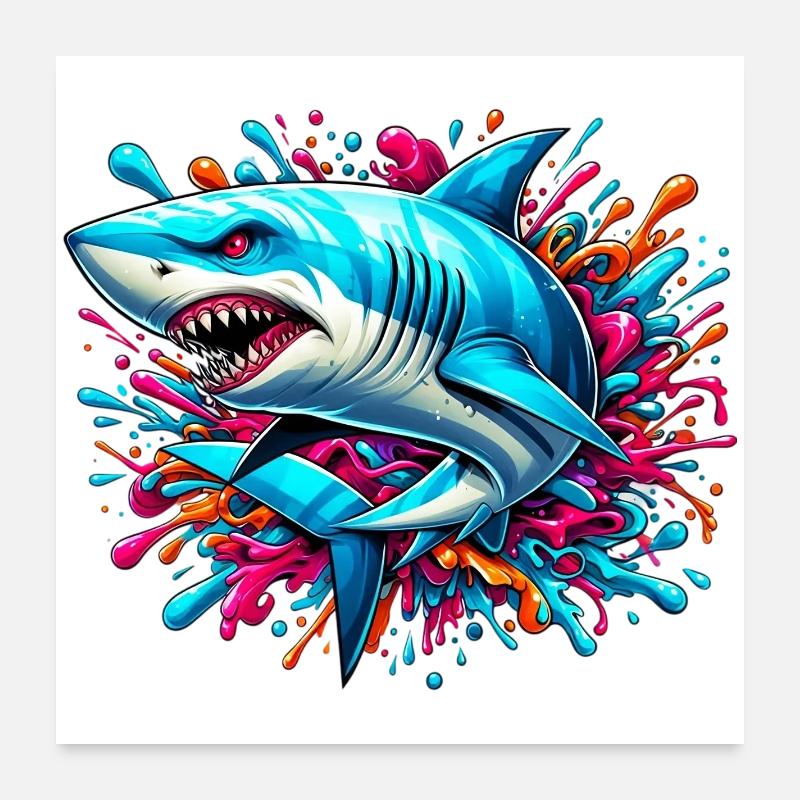 Hai Poster 60x60 cm
