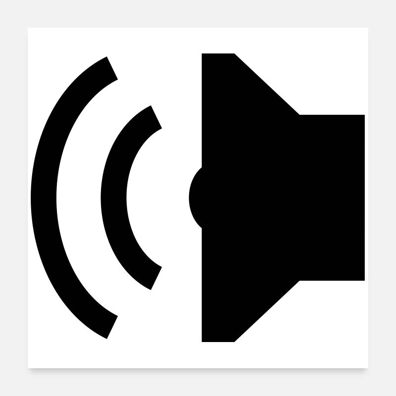 Speakers, Speakers Poster 24" x 24" (60x60 cm)