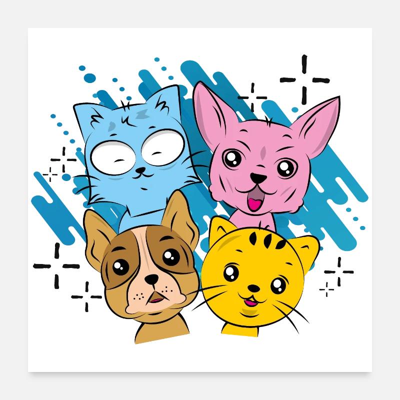 Kinder Poster 60x60 cm