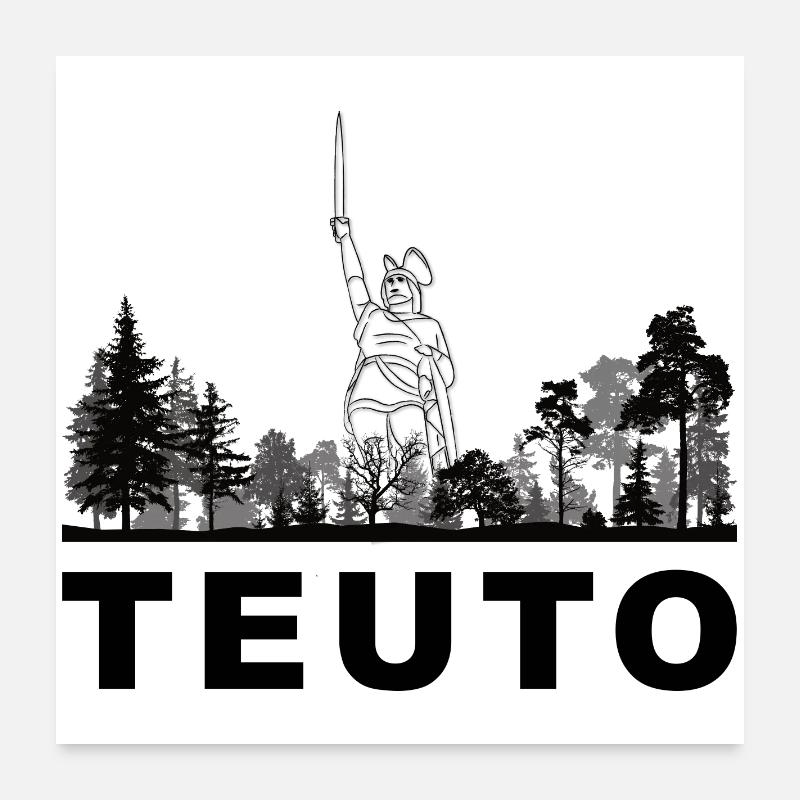 Teuto Poster 60x60 cm
