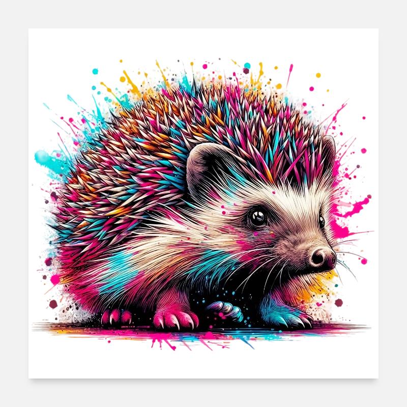 Igel Poster 60x60 cm