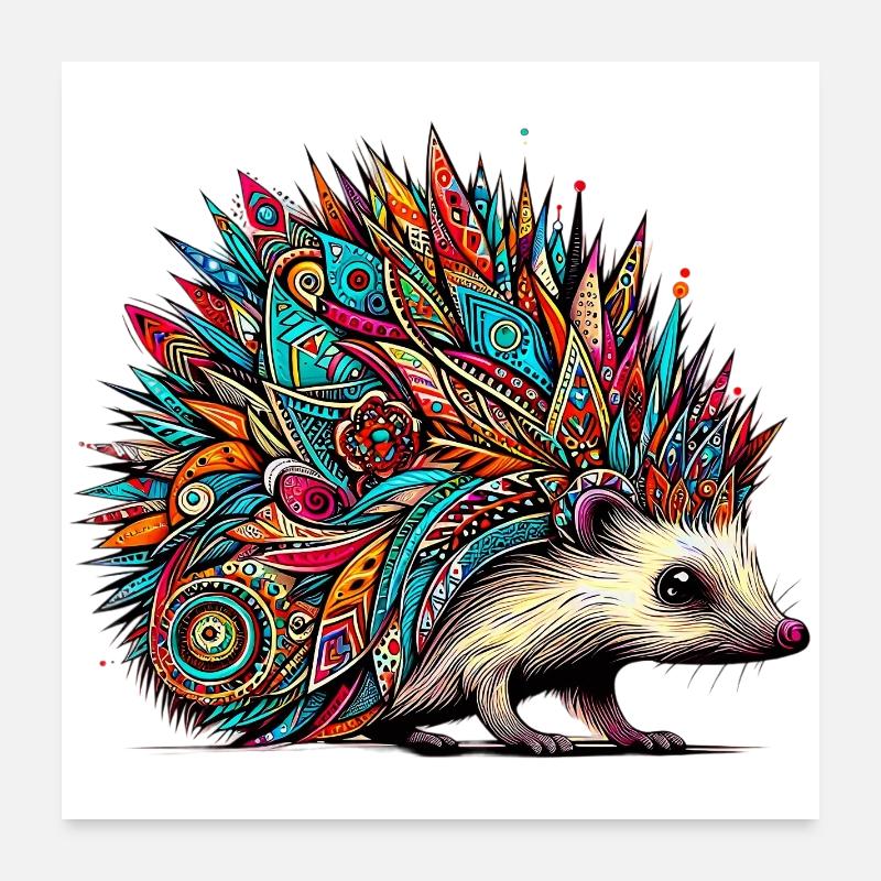 Igel Poster 60x60 cm