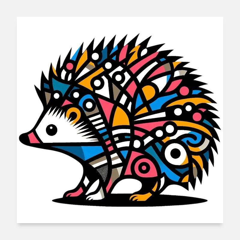 Igel Poster 60x60 cm