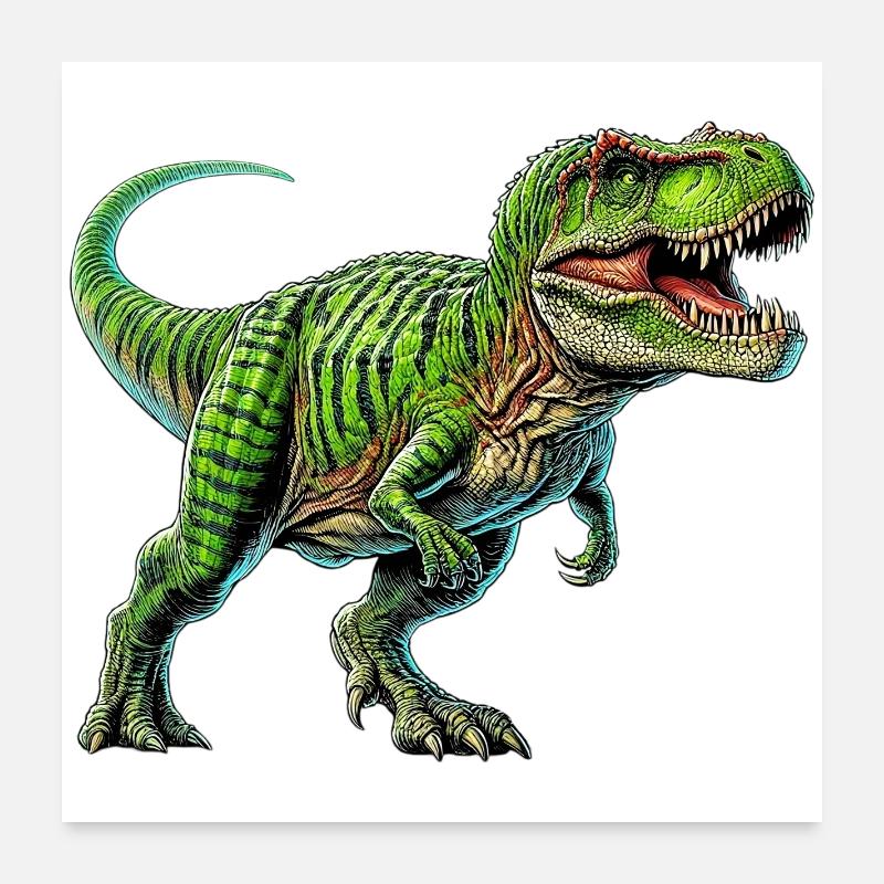 Dinosaur Poster 24" x 24" (60x60 cm)