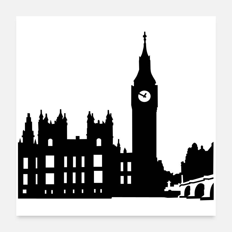 London Poster 24" x 24" (60x60 cm)