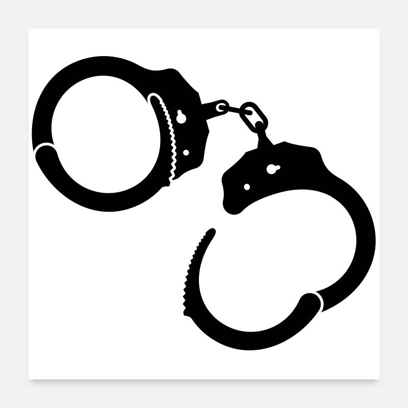 Handcuffs Handcuffs Poster 24" x 24" (60x60 cm)