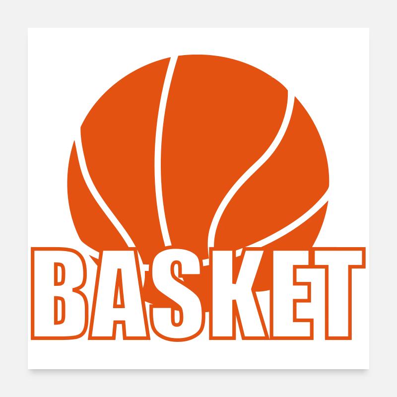 Basket Poster 24" x 24" (60x60 cm)