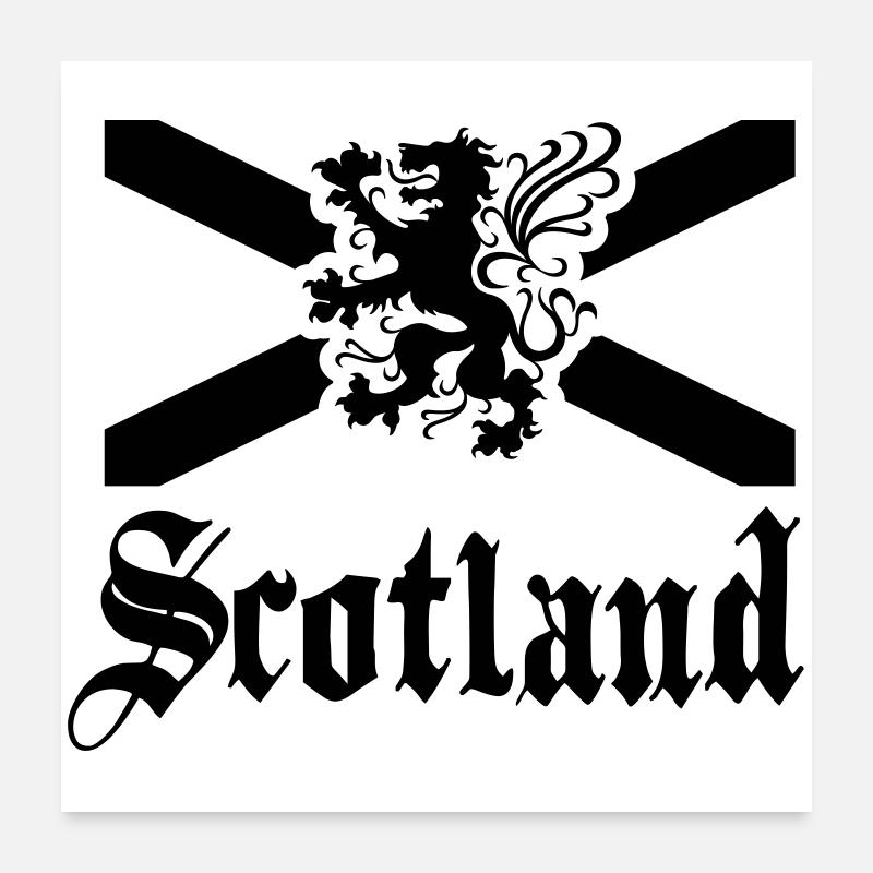 ecosse Poster 60 x 60 cm