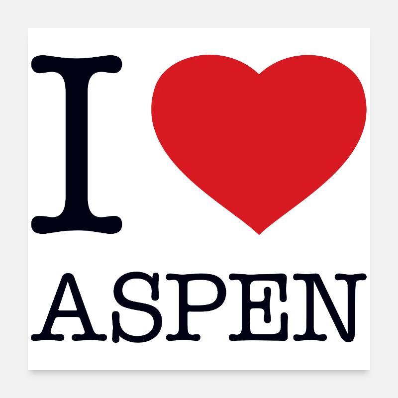 J’ADORE ASPEN Poster 60 x 60 cm