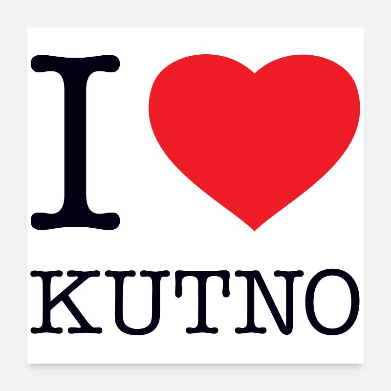 J’ADORE KUTNO Poster 60 x 60 cm