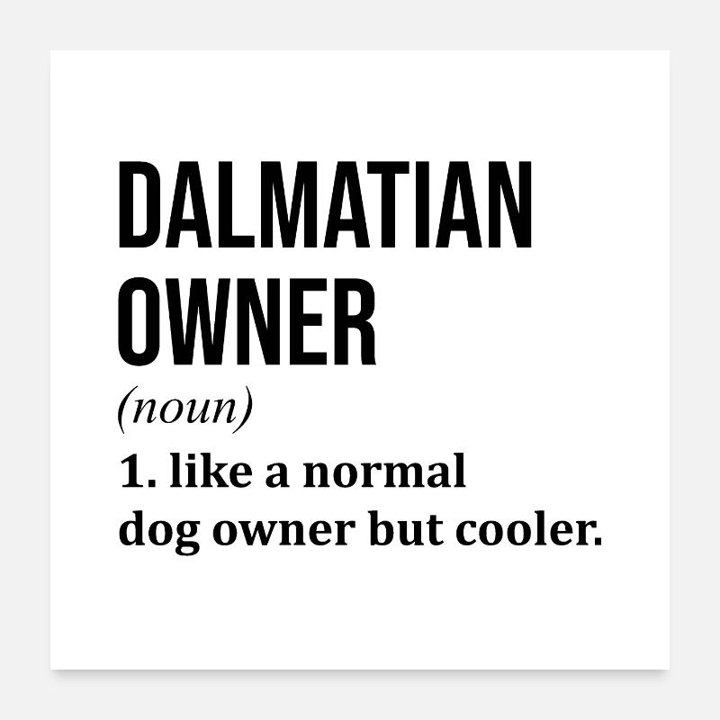 Dalmate Poster 60 x 60 cm