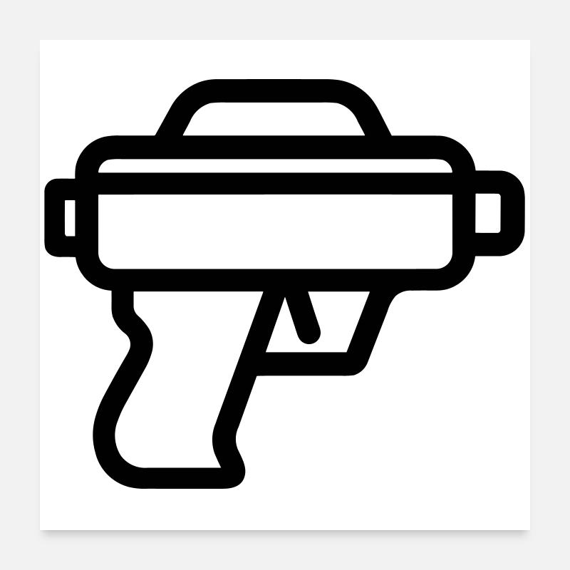 Water Gun Poster 24" x 24" (60x60 cm)