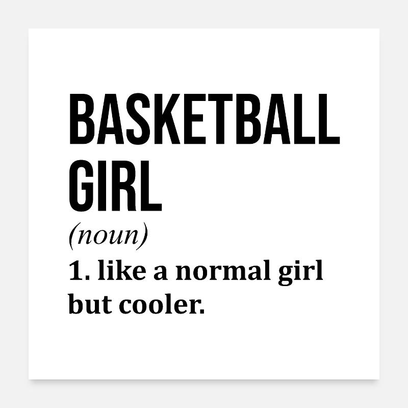 basket-ball Poster 60 x 60 cm