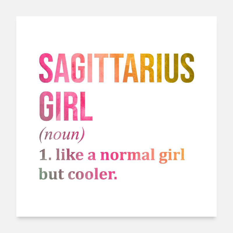 Sagittarius Poster 24" x 24" (60x60 cm)