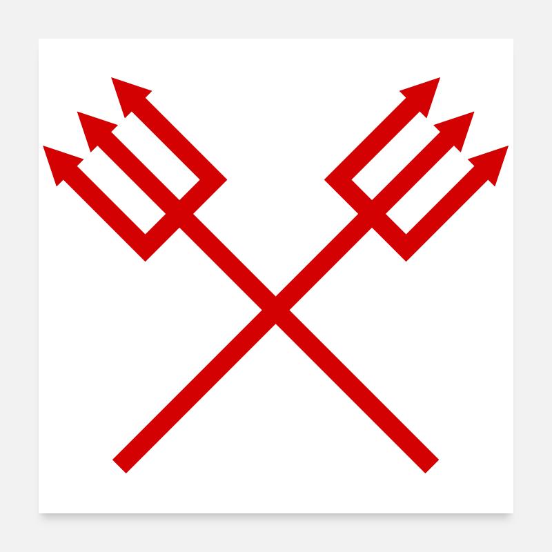 Trident Poster 60 x 60 cm