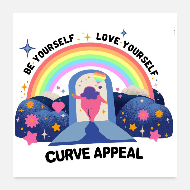 Rainbow Graphics Pride and Acceptance – Love Poster 24" x 24" (60x60 cm)