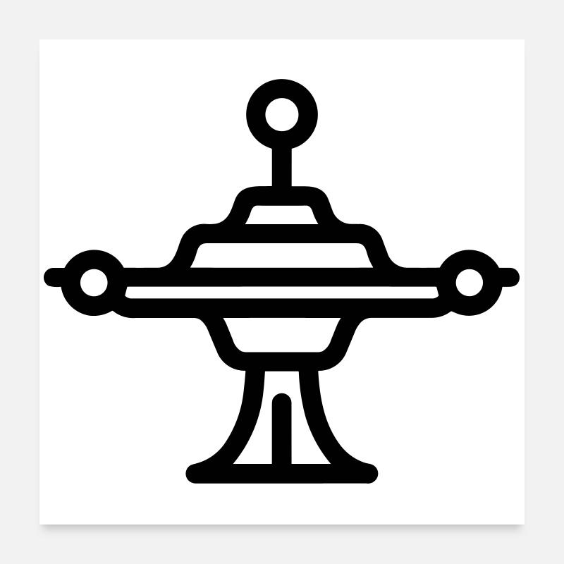 space station Poster 24" x 24" (60x60 cm)