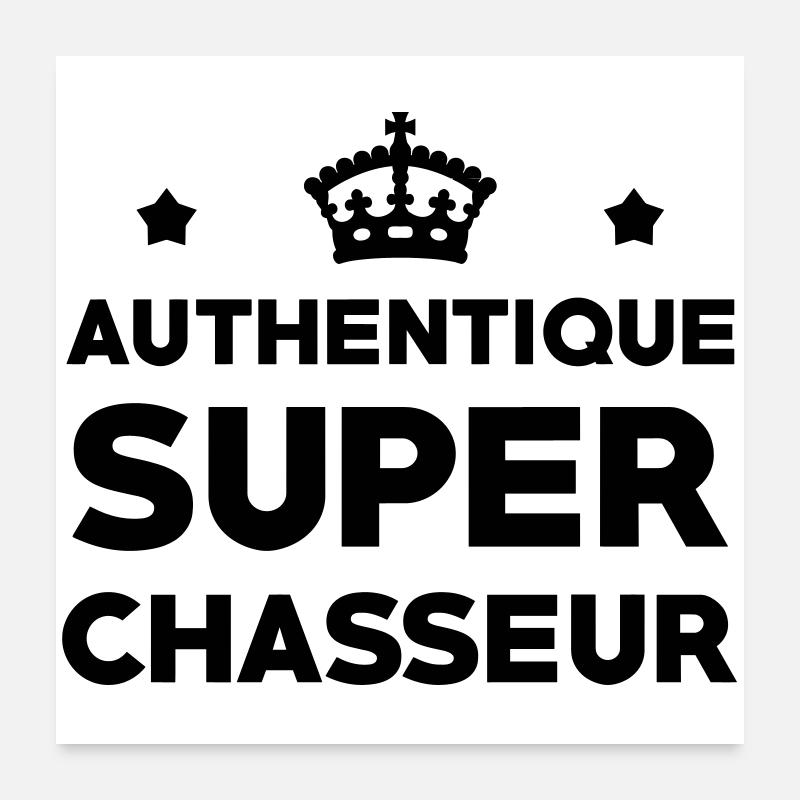 Authentischer Super Hunter Poster 60x60 cm