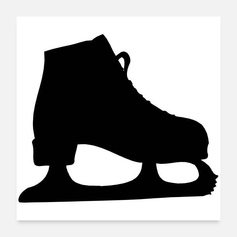 Figure skating Figure skating - Poster 24" x 24" (60x60 cm) - white