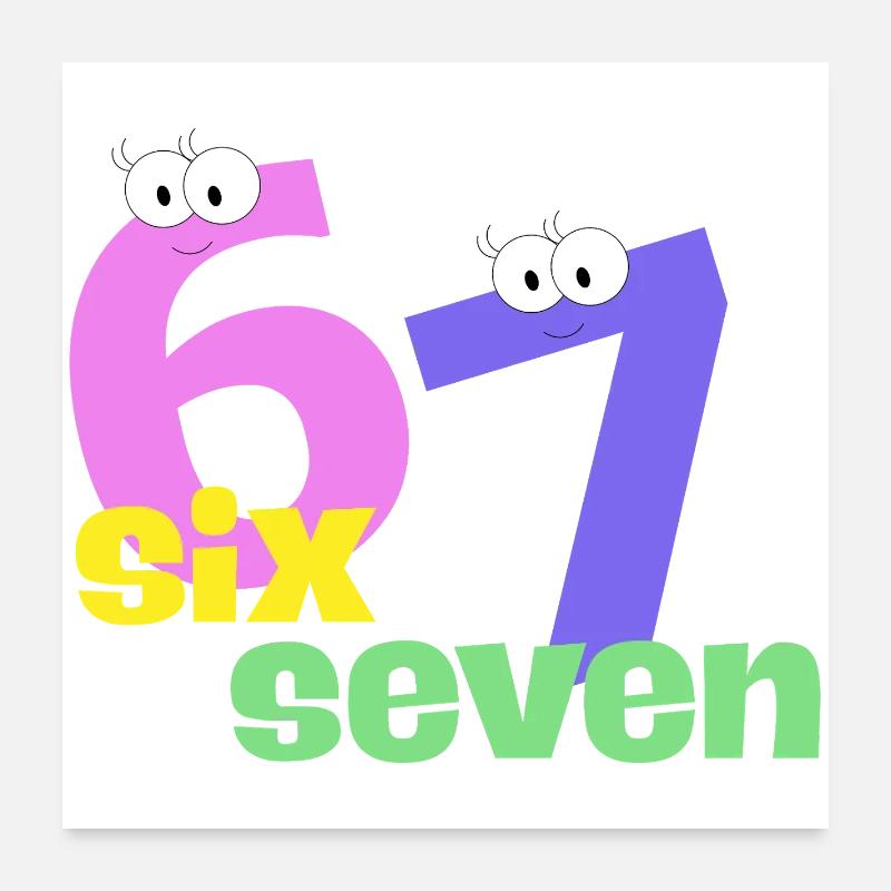 Tendance Six Seven Poster 60 x 60 cm