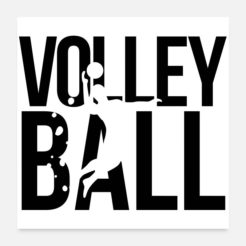 volleyball Poster 24" x 24" (60x60 cm)
