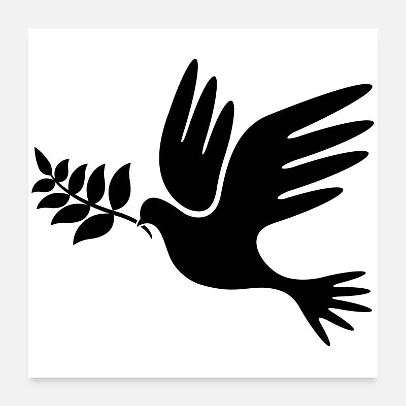 peace Poster 24" x 24" (60x60 cm)