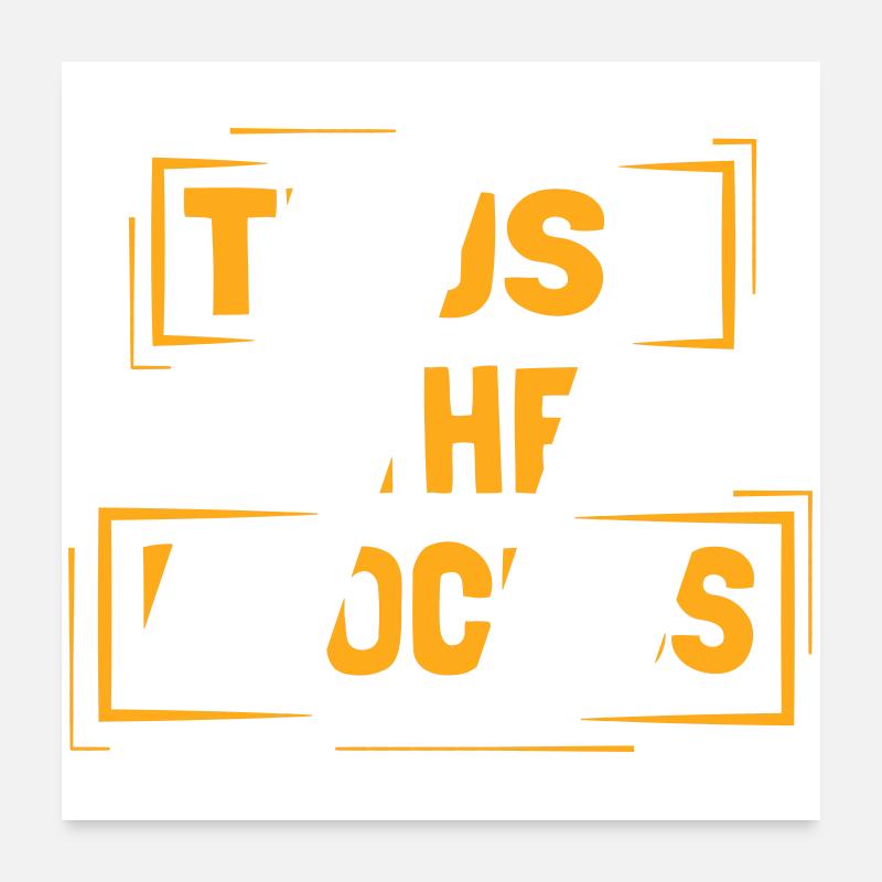 Trust the process Poster 24" x 24" (60x60 cm)
