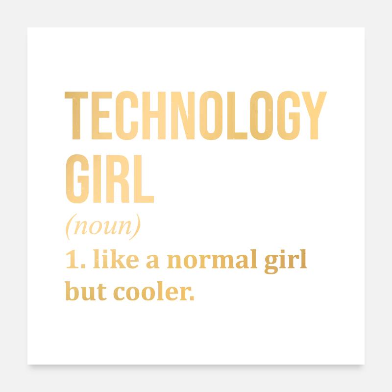 Technology Poster 24" x 24" (60x60 cm)