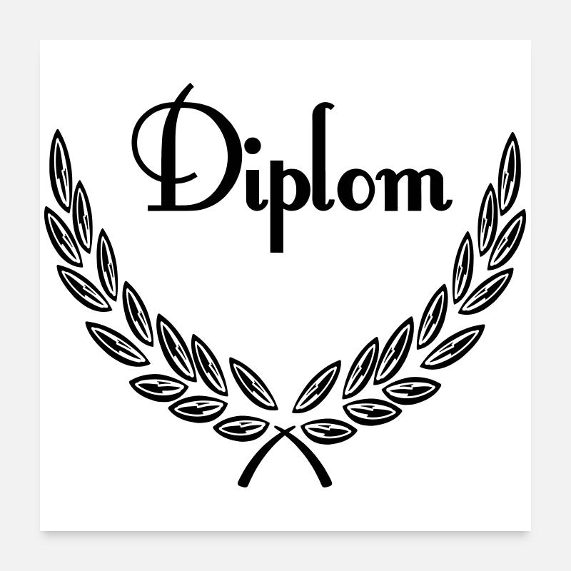 Diplom Poster 60x60 cm