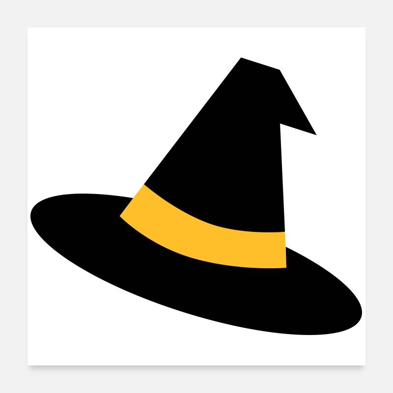 Witch's Hat Poster 24" x 24" (60x60 cm)