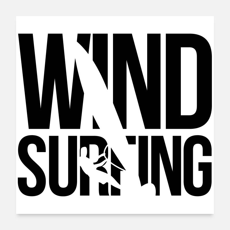 windsurfing Poster 24" x 24" (60x60 cm)