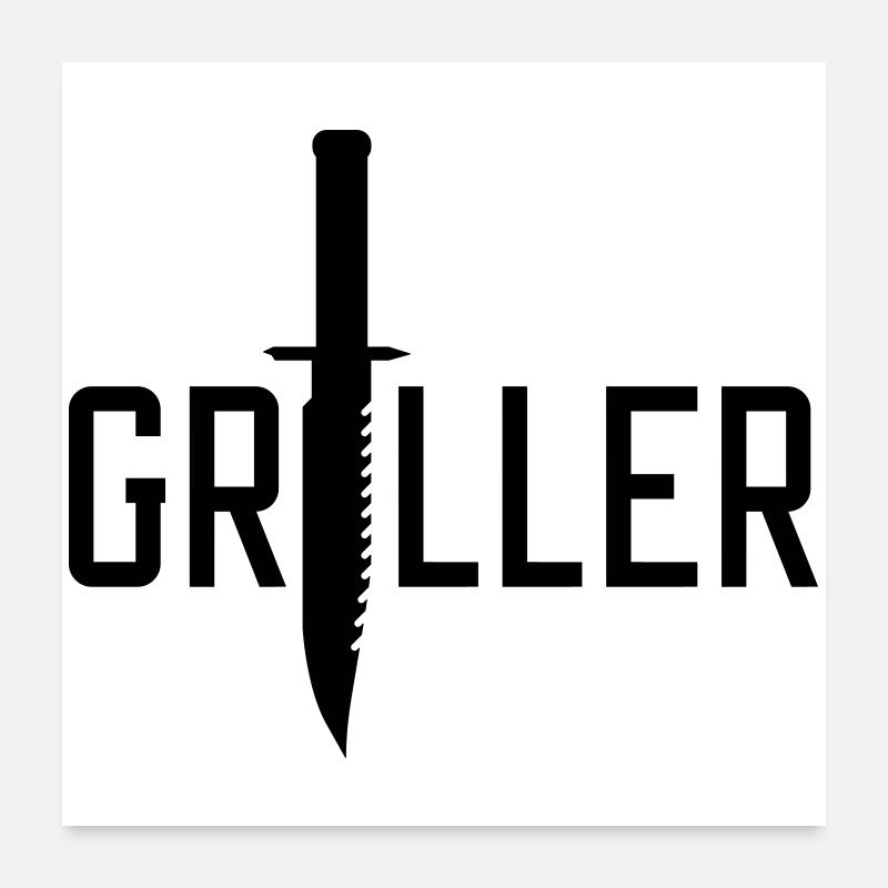Griller Poster 60 x 60 cm